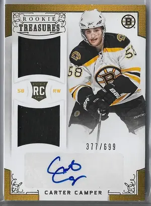 2012-13 Rookie Anthology #102 Carter Camper RC (377/699) *