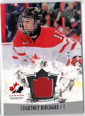 2015-16 UD Canada Women Courtney Birchard GU Jersey