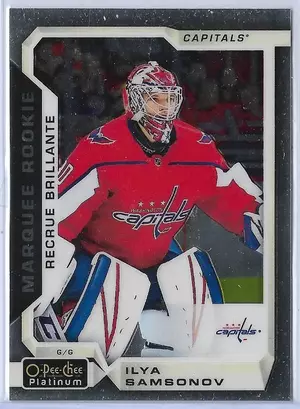 2018-19 OPC Platinum #165 Ilya Samsonov RC