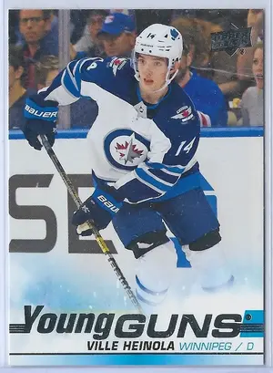 2019-20 Upper Deck #204 Ville Heinola RC (Young Guns)