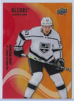 2022-23 Allure Color Flow Red-Orange #SF-12 Jacob Moverare