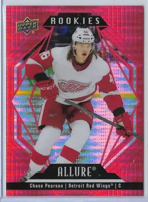2022-23 Allure Red Rainbow #147 Chase Pearson