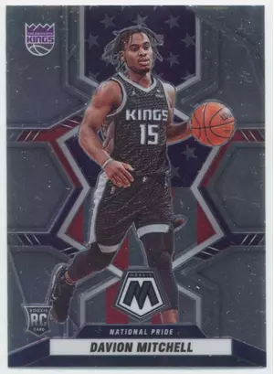 2021-22 Panini Mosaic - Davion Mitchell #254 National Pride