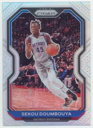 2020-21 Panini Prizm - Sekou Doumbouya #58 Silver Prizm Parallel