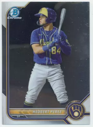 2022 Bowman - Hedbert Perez #BCP-67 Chrome Prospects
