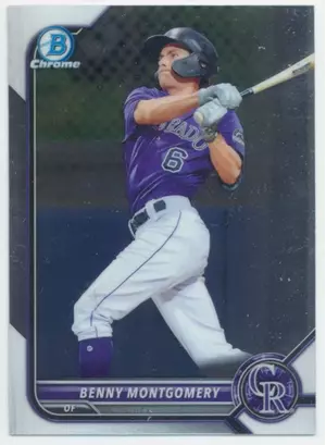 2022 Bowman - Benny Montgomery #BCP-73 Chrome Prospects