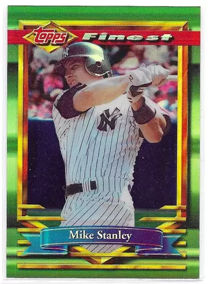 1994 Finest Refractor #76 Mike Stanley