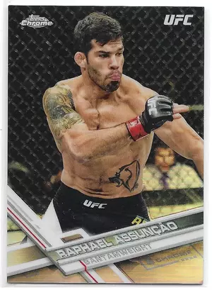 2017 Topps UFC Chrome Refractor #84 Raphael Assuncao