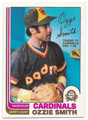 1982 O-Pee-Chee #95 Ozzie Smith *