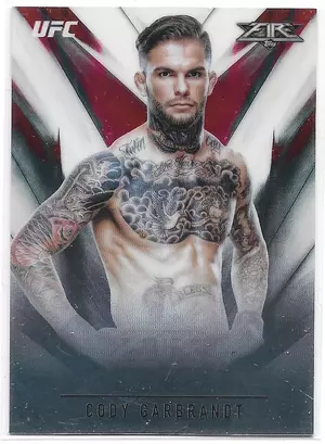 2017 Topps UFC Chrome Fire #UF-CG Cody Garbrandt