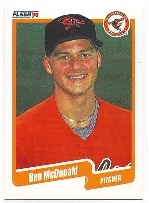 1990 Fleer #180 Ben McDonald