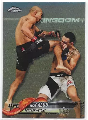 2018 Topps UFC Chrome Refractor #16 Jose Aldo