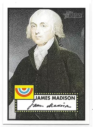 2009 Topps Heritage American Heroes #12 James Madison