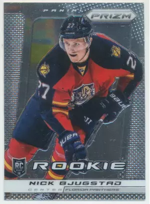 2013-14 PRIZM - NICK BJUGSTAD #244 ROOKIE
