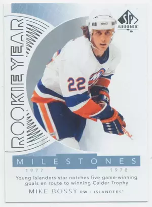 2017-18 SP AUTHENTIC - MIKE BOSSY #RYM-MB ROOKIE YEAR MILESTONES