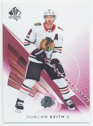 2017-18 SP AUTHENTIC - DUNCAN KEITH #9 LIMITED RED
