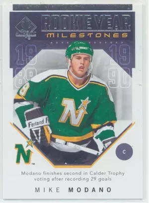 2018-19 SP AUTHENTIC - MIKE MODANO #RYM-MO ROOKIE YEAR MILESTONES