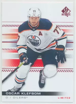 2019-20 SP AUTHENTIC - OSCAR KLEFBOM #78 LIMITED RED