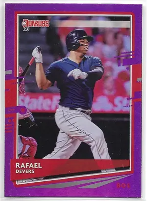 2020 Donruss Holo Purple #164 Rafael Devers