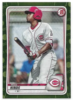 2020 Bowman Prospects Camo #BP-41 Rece Hinds