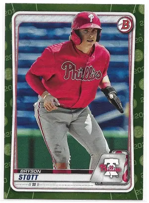 2020 Bowman Prospects Camo #BP-68 Bryson Stott