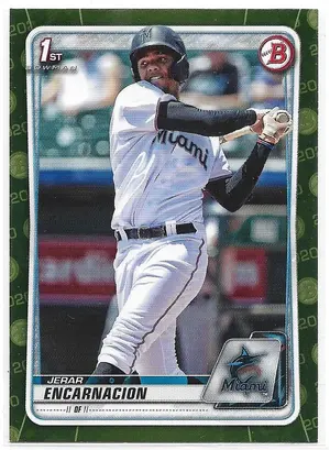 2020 Bowman Prospects Camo #BP-96 Jerar Encarnacion (1st)