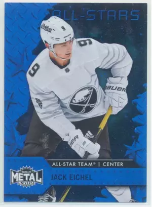 2020-21 SKYBOX METAL UNIVERSE - JACK EICHEL #165 ALL-STARS BLUE SPECTRUM