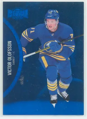 2021-22 SKYBOX METAL UNIVERSE - VICTOR OLOFSSON #43 BLUE SPECTRUM
