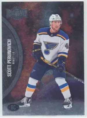2021-22 SKYBOX METAL UNIVERSE - SCOTT PERUNOVICH #171 ROOKIE