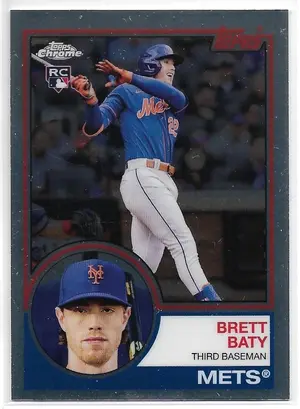 2023 Topps Chrome Lids 1983 #83-1 Brett Baty