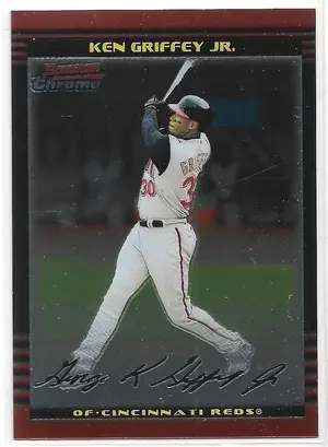 2002 Bowman Chrome #55 Ken Griffey Jr.