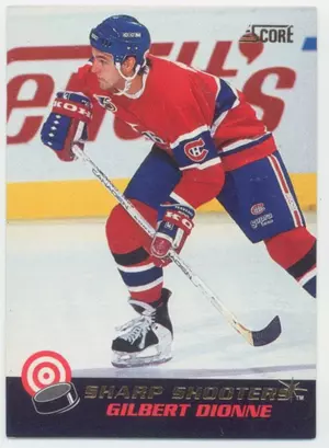 1992-93 SCORE (USA) - GILBERT DIONNE #7 SHARP SHOOTERS