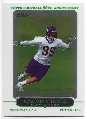 2005 Topps Chrome #228 Erasmus James RC