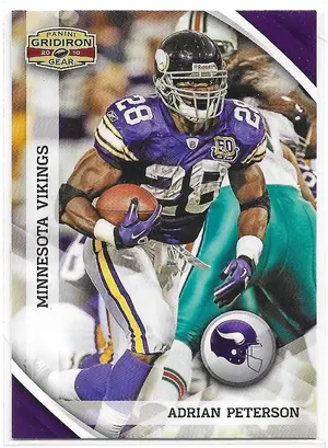 2010 Gridiron Gear #79 Adrian Peterson