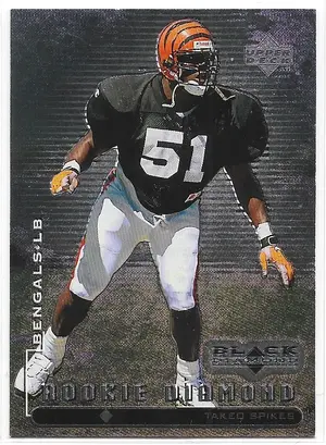 1998 Black Diamond Rookie Edition #115 Takeo Spikes RC