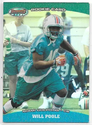 2004 Bowman's Best #99 Will Poole RC