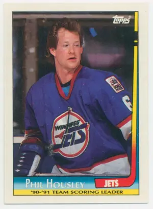 1991-92 TOPPS - PHIL HOUSLEY #11 TEAM SCORING LEADERS