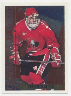 1995-96 TOPPS - CHAD ALLAN #17CJ CANADIAN WORLD JUNIORS