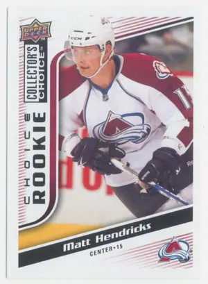 2009-10 COLLECTOR'S CHOICE - MATT HENDRICKS #250 CHOICE ROOKIES
