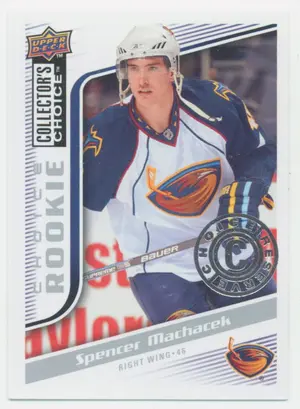 2009-10 COLLECTOR'S CHOICE - SPENCER MACHACEK #233 CHOICE ROOKIE CHOICE RESERVE