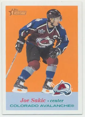 2001-02 TOPPS HERITAGE - JOE SAKIC #74