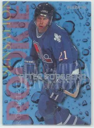 1994-95 FLEER - PETER FORSBERG #2 ROOKIE SENSATION