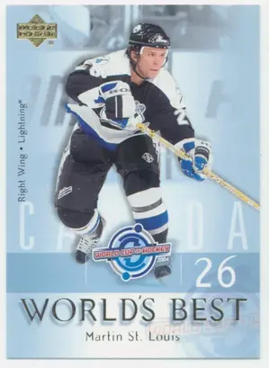 2004-05 UPPER DECK - MARTIN ST. LOUIS #WB3 WORLD'S BEST