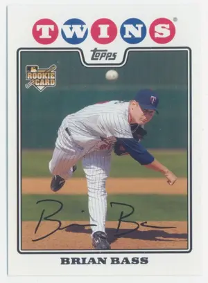 2008 Topps - Brian Bass #417 RC