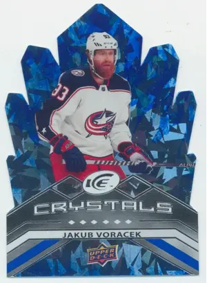 2021-22 UPPER DECK ICE - JAKUB VORACEK #IC-22 ICE CRYSTALS