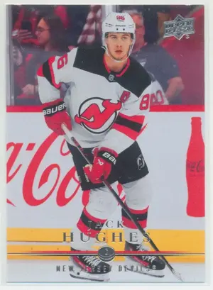 2023-24 UPPER DECK EXTENDED - JACK HUGHES #T-12 2008-09 UPPER DECK RETRO