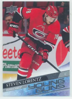2020-21 UPPER DECK - STEVEN LORENTZ #494 YOUNG GUNS