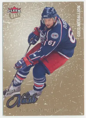 2008-09 FLEER ULTRA - RICK NASH #136 GOLD MEDALLION