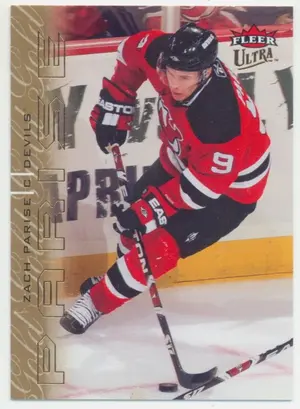 2009-10 FLEER ULTRA - ZACH PARISE #89 GOLD MEDALLION