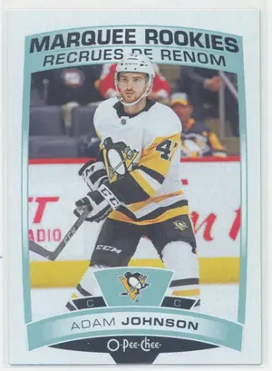 2019-20 O-PEE-CHEE - ADAM JOHNSON #533 MARQUEE ROOKIES